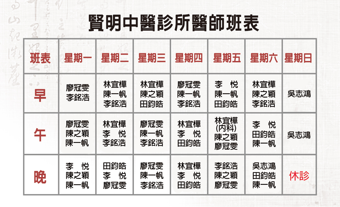 1140814賢明綜合醫師班表_反